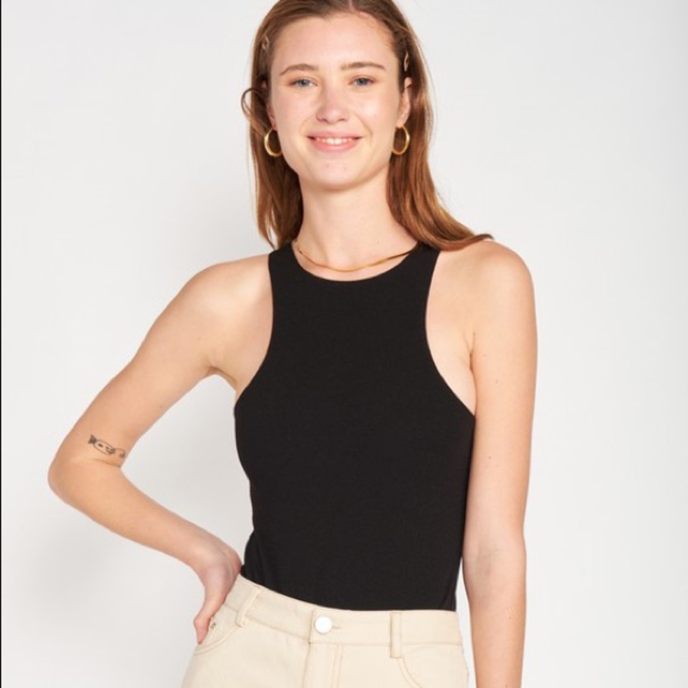 RACER BACK SOLID BODYSUIT